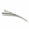 10 Pcs Hair Alligator Beak Clip Clamp Bow Prong Accessory Metal 130mm Nickle view 1