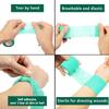 16Pcs Disposable Cohesive Tattoo Grip Cover Wrap, Self Grip Roll Elastic Bandage Handle Grip Tube view 4