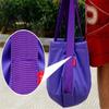 GZQ 15L Durable Leak-proof Foldable Camp Sink Picnic Vegetables Basin Travel Footbath Foot Soak Basin Washbasin Fishing Bucket with Carrying Pouch (Purple) view 2