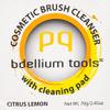 Bdellium Tools Cosmetic Brush Cleanser (Solid Brush Soap) with Cleaning Pad - Citrus Lemon Scent (Yellow) view 2