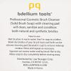 Bdellium Tools Cosmetic Brush Cleanser (Solid Brush Soap) with Cleaning Pad - Citrus Lemon Scent (Yellow) view 3