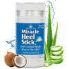 Heel Balm for Dry Cracked Feet - Miracle Heel Stick for Cracked Heel Repair - Heel Balm Stick for Cracked Heel Treatment - Formulated with Pure Aloe Vera, Tea Tree Oil, Shea & Cocoa Butters | 2.5 oz view 1