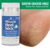 Heel Balm for Dry Cracked Feet - Miracle Heel Stick for Cracked Heel Repair - Heel Balm Stick for Cracked Heel Treatment - Formulated with Pure Aloe Vera, Tea Tree Oil, Shea & Cocoa Butters | 2.5 oz view 2