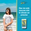 Zinka Clear Zinc Oxide Sunscreen Stick SPF 50, Travel-Friendly & Non-Greasy, Broad Spectrum UV Face Shield for Sensitive Skin, Water-Resistant (0.49 oz) view 2