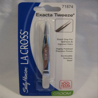la cross exacta tweeze splinter point