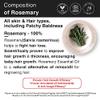Soulflower 100% Pure Rosemary Oil for Hair Growth, Hair Fall Control, Strengthening, Volumising Hair Oil for All Types | Organic Certified (1 fl oz) view 3
