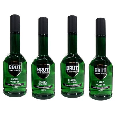 Brut Splash on Lotion- 7 oz (Pack of 4)