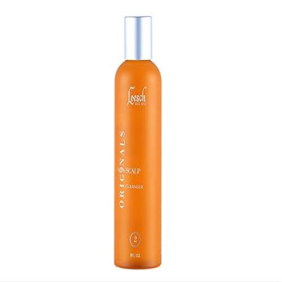 8 oz Loesch Original Scalp Cleanser, a mild non-detergent cleanser to dissolve & suspend the high molecular weight hydrocarbons and fatty acids which can clog the hair follicles