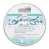 lavera Basis Sensitive All Purpose Cream - Body Cream with Aloe Vera & Almond Oil - Intensive Care for Dry Skin - Moisturizing Face Cream - PETA Certified - Vegan - Made in Germany - 5.1 Fl Oz view 1
