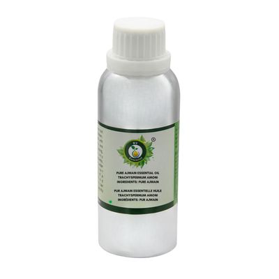 R V Essential Pure Ajwain Essential Oil 630ml (21oz)- Trachyspermum Amoni (100% Pure and Natural Therapeutic Grade)