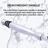 Taconic AllMetal Heavyweight Chrome Razor  Gillette Atra-Compatible Twin Blade Handle with 10 Pivot Plus Personna Blades, Ergonomic Grip, Durable Design view 4
