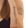 5 x God forgives I dont - Tattoo lettering in black (5) view 4