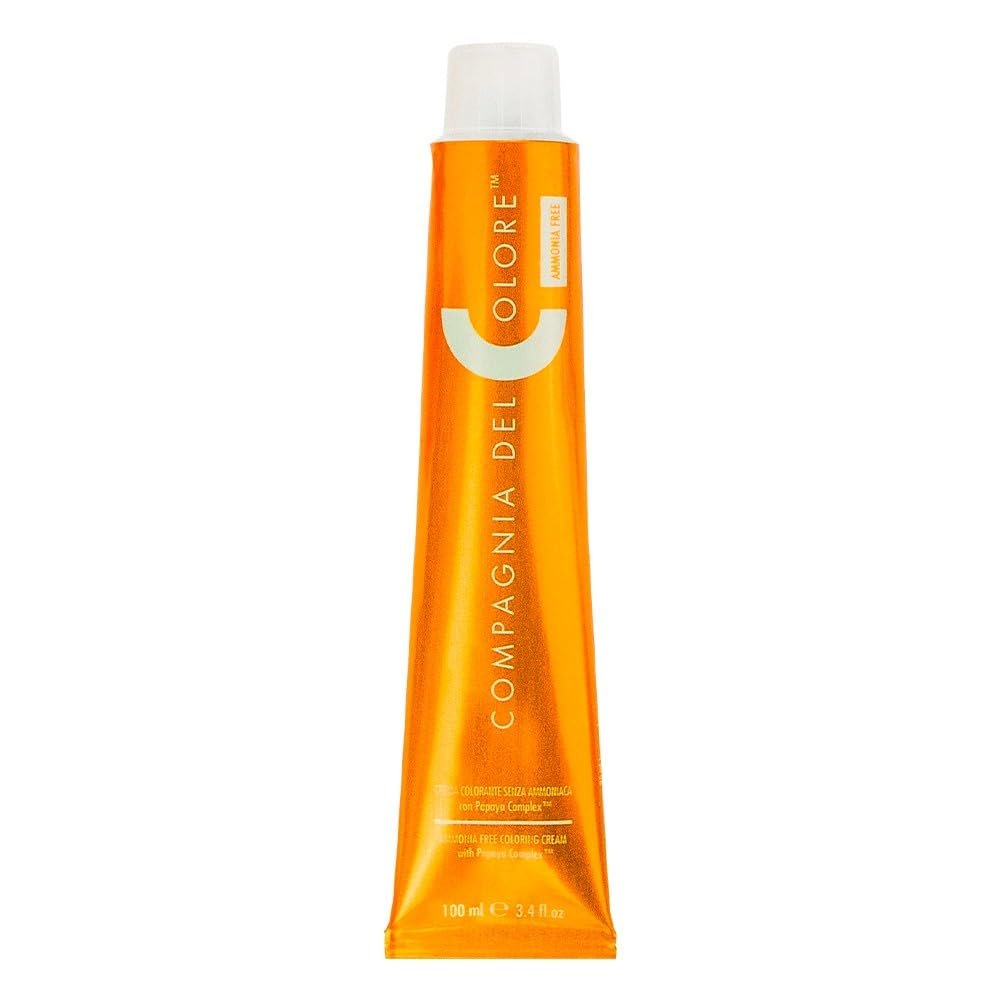 Compagnia Del Colore Semi-Permanent Color AMMONIA Free 3.4 Oz Free Starry Lipgloss 10 Ml (4.2 Violet Brown)