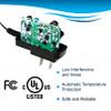 HQRP 15V AC Adapter Compatible with Philips Norelco 3100 3500 9000 9700 Series, S9721 AT811 7885XL 7886XL 8020X 8040X 8060X 8138XL 8867XL 8880XL 8881XL 8883XL 8890XL MG5750 BG2034 Shaver Charger view 4
