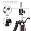 GEXWORLDWIDE GEX 63" Heavy Duty Mannequin Tripod Stand Wig Stand for Wig Mannequin Head Training Doll Manikin Head for Cosmetology Hairdressing with Travel Bag (Rose Gold) view 4