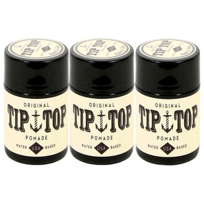 TipTop Original Water Based Pomade 4.25oz Pack of 3