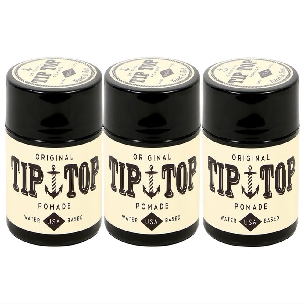 TipTop Original Water Based Pomade 4.25oz Pack of 3