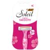 BIC Soleil Simply Smooth Women's Disposable Razors, 3 Blades with Moisture Strip for a Silky Smooth Shave, 6-Count view 1