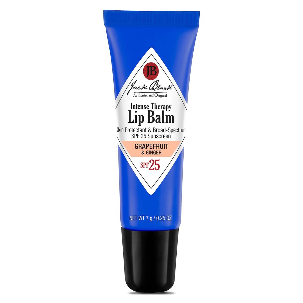 Jack Black , Intense Therapy Lip Balm SPF 25, 0.25 Ounce, Grapefruit/Ginger