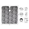 Cricket Zebra Hair Cutting Cape for Adults Professional Stylist Salon Barbershop Hairdresser Cape for Haircuts with Adjustable Snap Neck Closure view 2