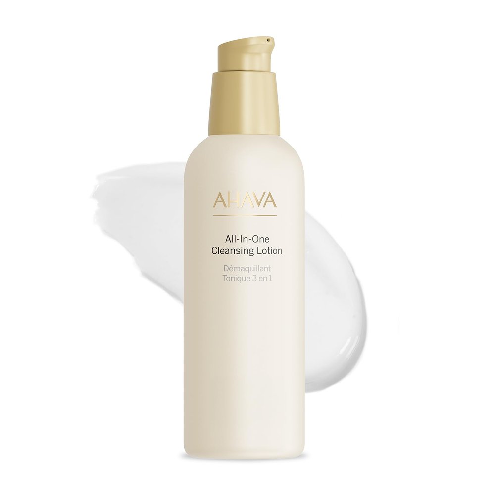 AHAVA All-In-One Toning Cleanser - Skin-Friendly, Soft, Water-Based Formula Gently Removes Dirt, Impurities & Makeup Including Eyes, Rebalances pH, Made with Our Signature Blend Osmoter, 8.5 Fl.Oz