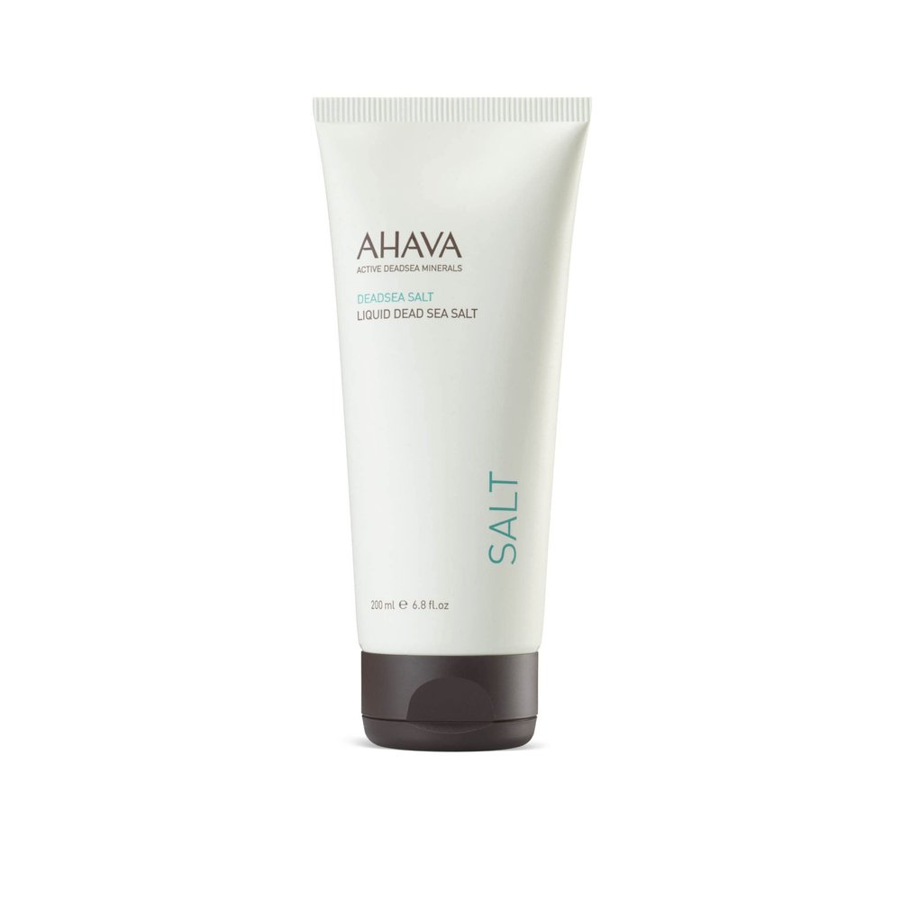 AHAVA Liquid Dead Sea Salt Gel - In-Shower SPA Treatment Gel to Reclaim Moisture & Natural Barrier, Supports Skin's Rejuvenation with Exclusive Osmoter & Antioxidant Grapefruit Oil, 6.8 Fl.Oz