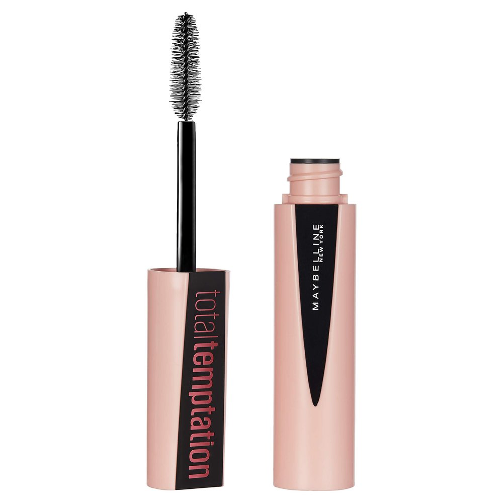 Maybelline New York Total Temptation Washable Mascara, Blackest Black, 0.27 fl. oz.