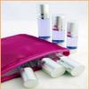 5pc Travel Kit - Compact, Leak Proof, Travel Size, Refillable Airless Bottles for your Portable Skincare Routine (Pink) view 1