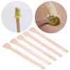 Fodattm 100PCS Wood Wax Applicator Sticks Spatulas for Eyebrow Nose Hair Removal Ice Cream and Mask Sticks Applicator view 1