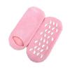 AnHuaMoisturizing Silicone Gel Gloves & Gel Socks Beauty Spa Moisturizing Skin Care Soften Repair Cracked Therapy Treatment (Pink) view 4
