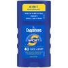 Coppertone Sport Sunscreen Stick SPF 40, Stick Sunscreen for Face and Body, Water Resistant, Travel Size, 1.5 Oz view 1