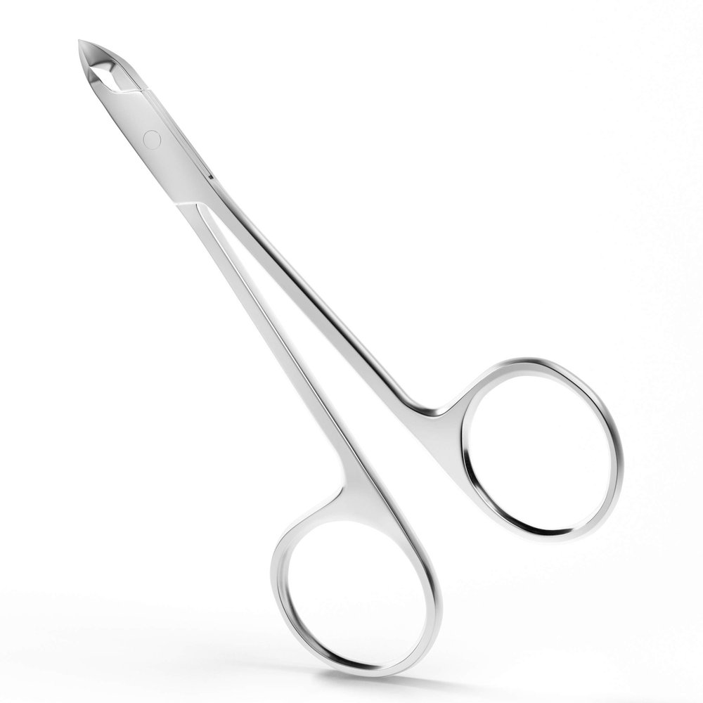 Suvorna 4" cuticle scissors for nails cuticle trimmer, cuticle nippers professional, cuticle clippers professional, cuticle scissors extra fine curved, cuticle cutter & cuticle remover for nails.