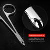 Suvorna 4" cuticle scissors for nails cuticle trimmer, cuticle nippers professional, cuticle clippers professional, cuticle scissors extra fine curved, cuticle cutter & cuticle remover for nails. view 2