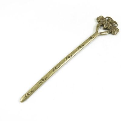 10 PCS Making Supply Charms Findings Filigrees AAAAAA D9NS3K Heart Flower Hairpin Hair Pin