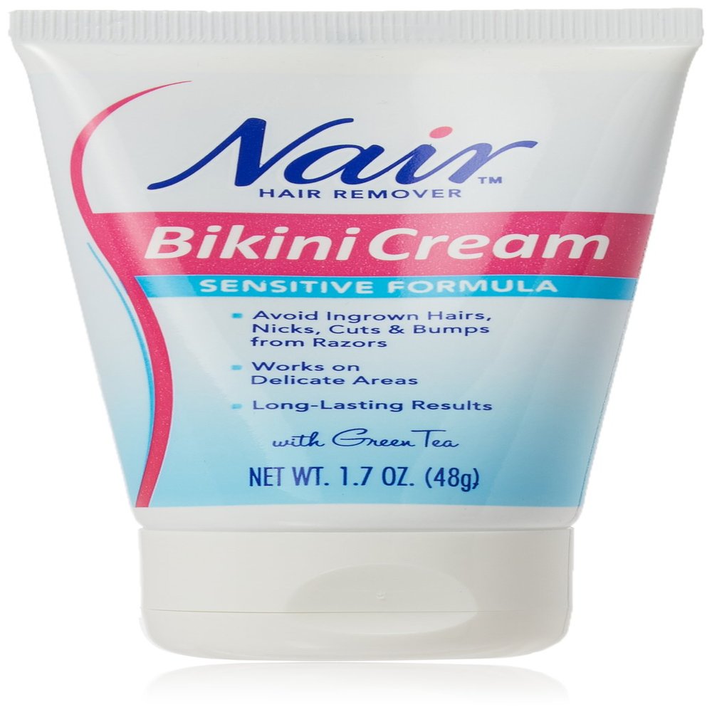 Nair Hair Remover Bikini Cream Sensitive 1.7 Ounce (50ml) (2 Pack)