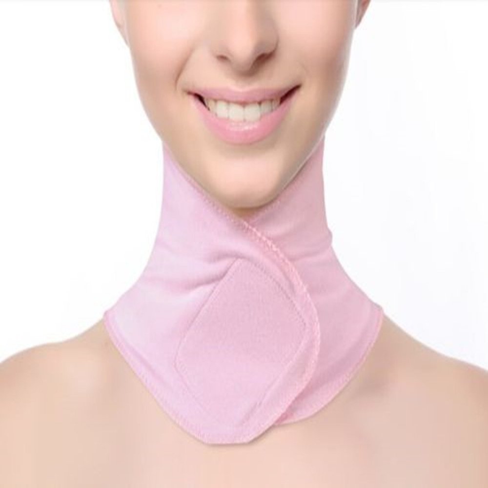 HealtheverydayPink Neck Beauty SPA Moisturizing Skin Care Gel Therapy Treatment Collar Scarf Hydrating Self-Activating Gel Neck Wrap