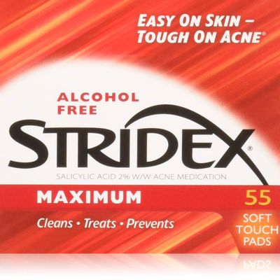 Stri-dex Pads Maximum Strength, 3 Pack of 55 Pads