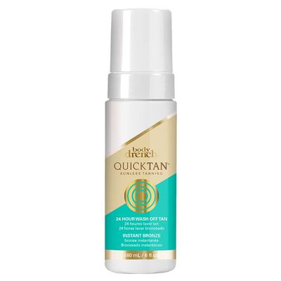 Body Drench Quick Tan Instant Wash-Off Self Tanner  24-Hour Sunless Self Tanning Lotion for Face & Body, Natural-Looking Bronze Glow, Fake Tan 6 fl oz