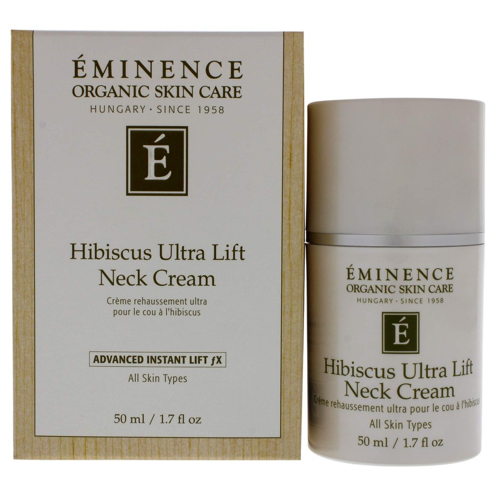 Eminence Organic Skincare Hibiscus Ultra Lift Neck Cream, 1.7 Ounce (1324/EM)