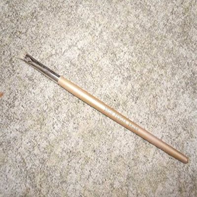 Angled Brow Powder Brush: Professional Make up Artist Brush, Solid Wood Handle, Natural Hair