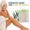Clean + Easy Large Wooden Wax Stick Applicator  Waxing Sticks for Hair Removal on Body, Legs, Arms, Chest & Back  Disposable Spatula for Salon & At-Home Use, 100 Count view 2