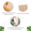 Clean + Easy Large Wooden Wax Stick Applicator  Waxing Sticks for Hair Removal on Body, Legs, Arms, Chest & Back  Disposable Spatula for Salon & At-Home Use, 100 Count view 4