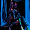 Midnight Glo UV Neon Face & Body Paint Glow - Blacklight Reactive Fluorescent Paint - Safe, Washable, Non-Toxic, Great For Raves, Parties, Festivals, Halloween (2 oz Bottles(8)) view 3