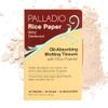 Palladio Rice Paper Facial Tissues for Oily Skin, Face Blotting Sheets Made from Natural Rice, Oil Absorbing Paper with Rice Powder, 2 Sided, Instant Results, Translucent, 40 Count, Pack of 6 view 2
