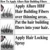 3 x Allure Hair Building Fibers (HBF) (22g) (Black) view 4