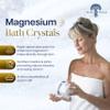 Health and Wisdom Magnesium Bath Crystals - Bath Salts with High Concentration & Enhanced Absorption for Muscle & Joint Relief - Dead Sea Sourced - Unscented - 5.5 lb Bag - Up to 45 Uses view 2