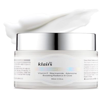 DearKlairs Freshly Juiced Vitamin E Mask, Daily Moisturizer, Sleeping Mask, Boost the Effect of Vitamin C, Niacinamide, Korean Face Cream, 3.17 Oz (90g)