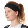 CHARM Womens Headband Hairband Bandana - Mens 100% Organic Cotton Yoga Hair Band Made in Japan Soft Chemo Head Wrap Sensitive Skin by Casualbox Black view 1