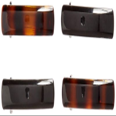 Scunci 1789703a048 No Slip Grip Barrettes Assorted Colors 4 Count