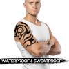 2 Sheets Large Temporary Tattoo Stickers for Men and Women Waterproof Fake Body Art Tattoos with Totem Design for Arm Chest Back view 2